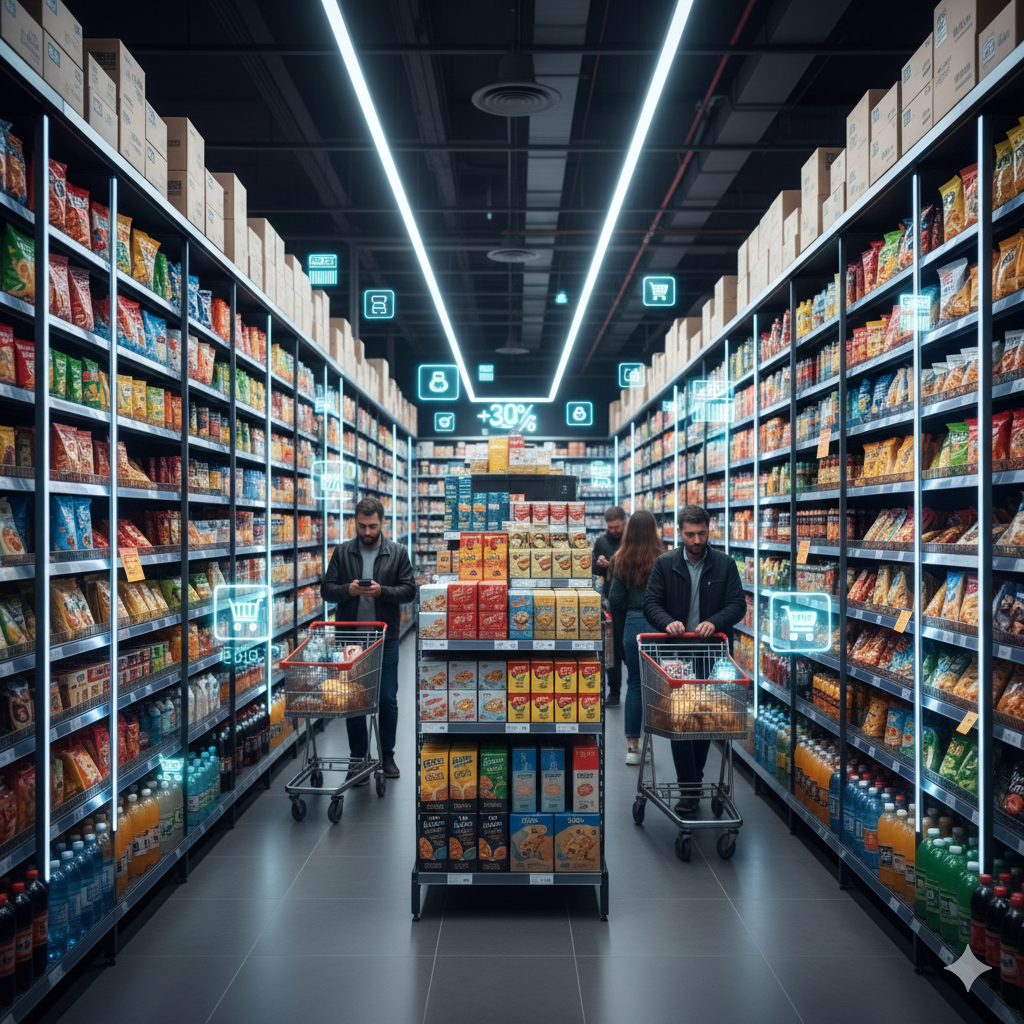 ستاندات عرض منتجات هايبر ماركت